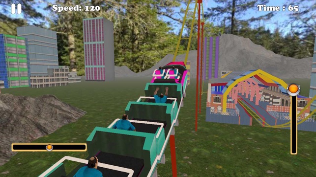 Roller Coaster Simulator Hill Climb