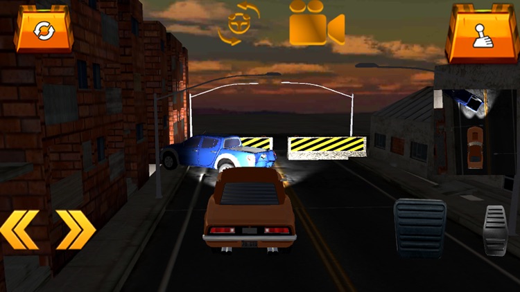 Old Muscle Car City Driving - Hardway parking 3D screenshot-3