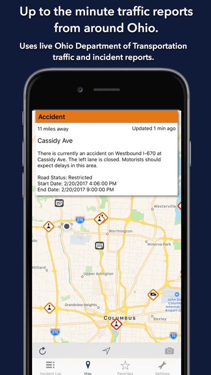 Ohio Roads - Traffic Reports & Cameras screenshot-0