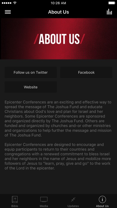 Epicenter Conference screenshot 2