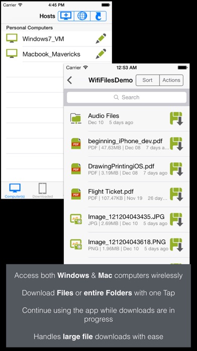 WiFi Files Screenshot 1