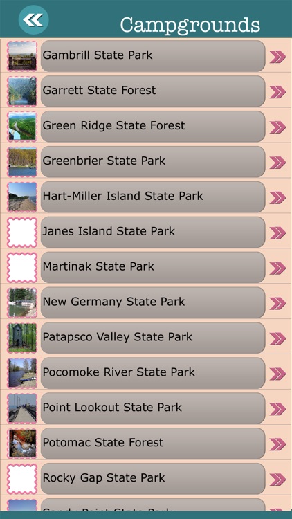 Maryland State Campgrounds & Hiking Trails