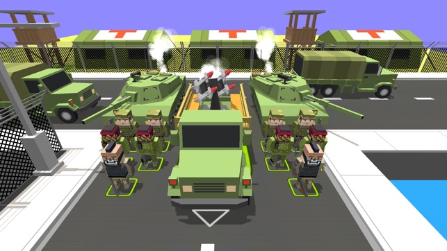 Blocky Army - Moving Tower Defense(圖1)-速報App