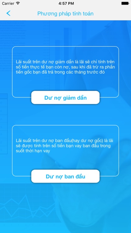 Tính lãi suất vay