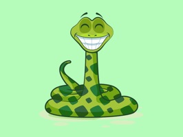 17 cool stickers with snake