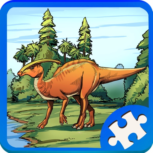 T Rex Dinosaur Jigsaw Puzzle Game for Kids