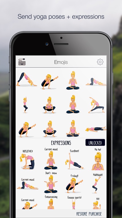 Yogamojis - Yoga Emoji Keyboard and Stickers