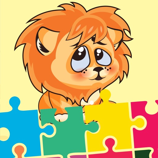 Little Lion kids Jigsaw Puzzle for Education iOS App
