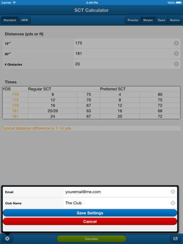 SCT Calculator - náhled