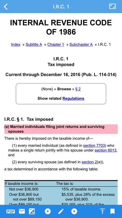 Tax Code and Regulations - TouchTax Mobile App screenshot-3
