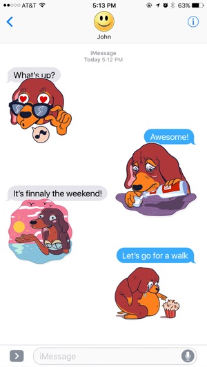 Funny Dachshund Stickers(圖3)-速報App