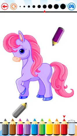 Game screenshot Pony Coloring Book for kids - My Drawing free game hack