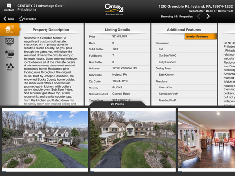 PA & NJ Homes for Sale for iPad screenshot 4