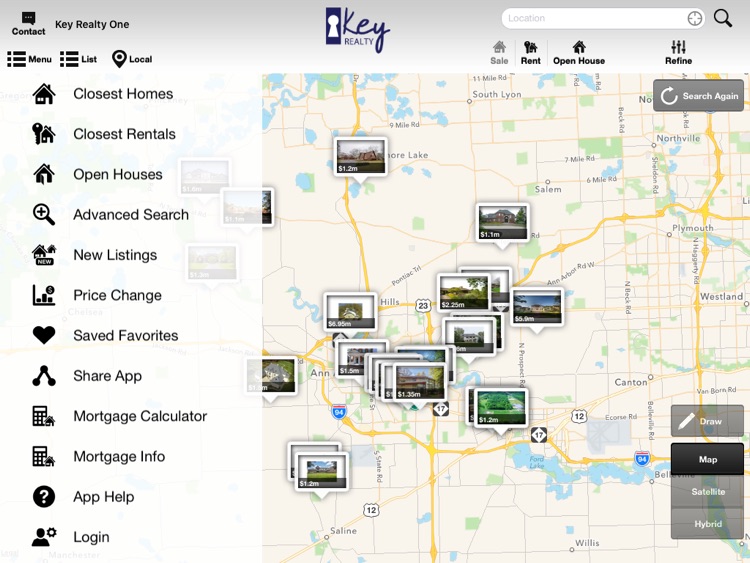 Key Realty Michigan for iPad