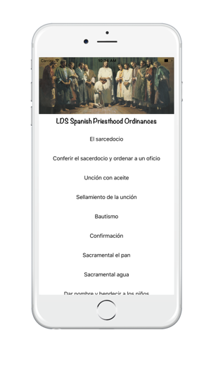 LDS Spanish Priesthood Ordinances