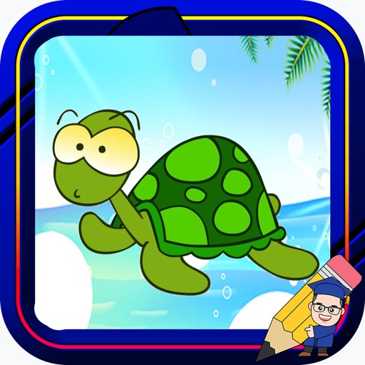 Book Colouring For Cartoon Turtles Version iOS App