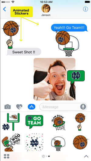 Notre Dame Animated+Stickers Pack for iMessage(圖1)-速報App