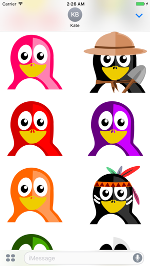 Fresh Penguins Stickers(圖3)-速報App
