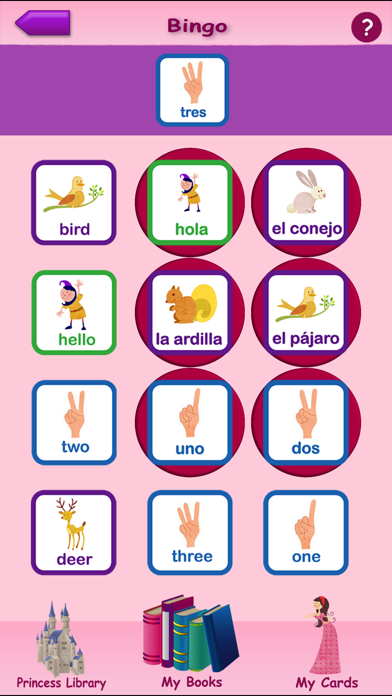 How to cancel & delete Princesses Learn Spanish from iphone & ipad 4
