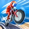 An action motorbike racing game that runs through crazy courses