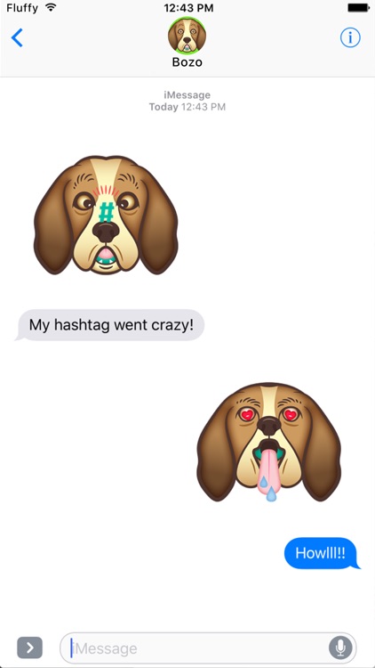 Fluffy Decay Bozo Sticker Pack screenshot-3