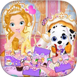 little princess education games with jigsaw