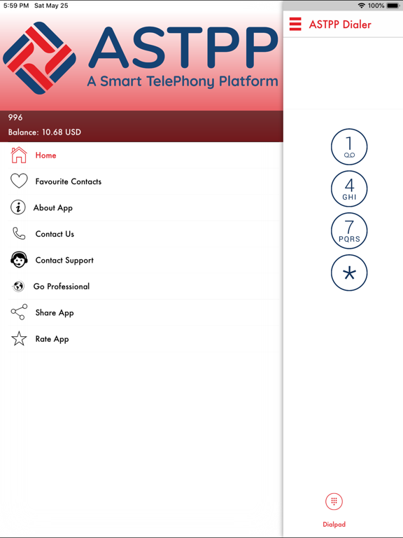Screenshot #6 pour ASTPP Dialer - VoIP Softphone