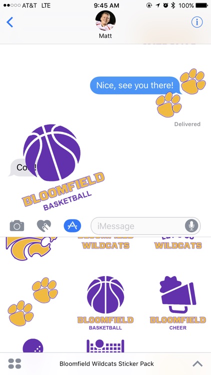 Bloomfield Wildcats Sticker Pack