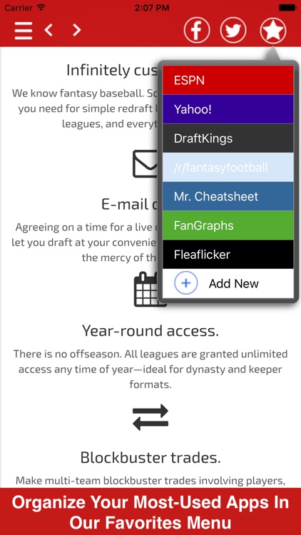 Fantasy Baseball All In One Pro - Tools News +More