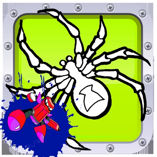 Tap Spiders Color Game For Kid iOS App