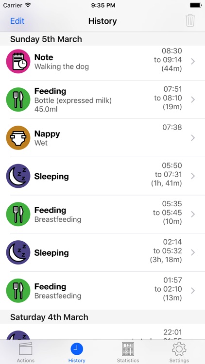 BabyDiary - Record Your Baby's Activity screenshot-3