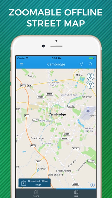 Cambridge Travel Guide with Offline Street Map screenshot 3