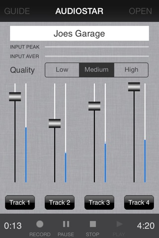 Audiostar Multitrack Mixer Pro screenshot 2