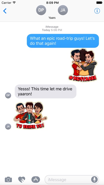 #No1Yaari Stickers