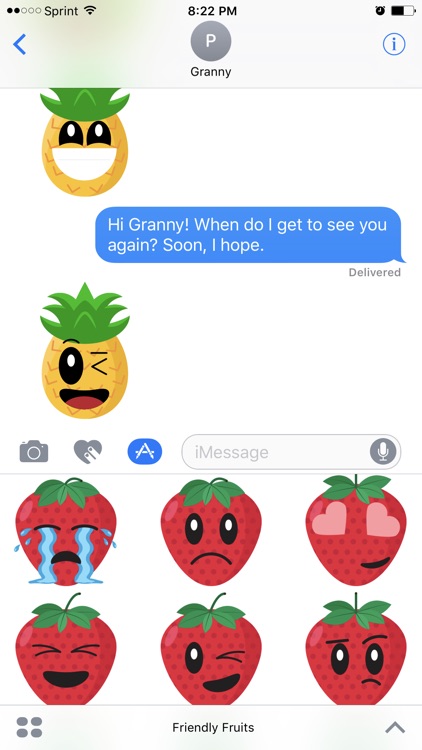 Friendly Fruits Sticker Pack