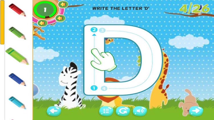 ABC Writing Letter - Practice for Preschool Game screenshot-3