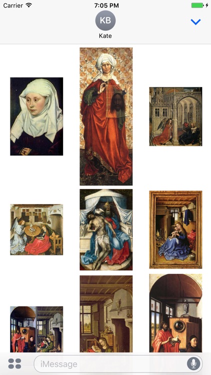 Robert Campin Artworks Stickers