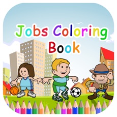 Activities of Jobs Coloring Book For Kids