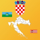 Croatia State Maps and Flags