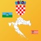 Flags, Maps, Coa of Arms (COA) and Capitals of the Counties (States) of Croatia
