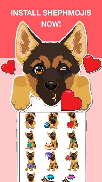 German Shepard Emoji screenshot-3