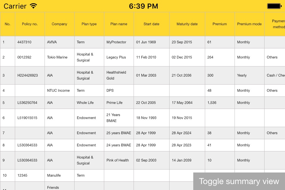 myPolicy by Introverts Sales screenshot 3