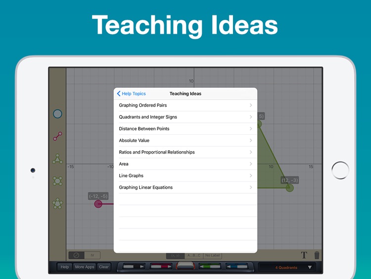 Coordinate Plane Manipulative screenshot-4
