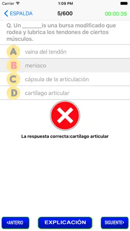 Game screenshot Preguntas sobre Anatomía hack