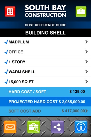 Cost Reference Guide screenshot 2