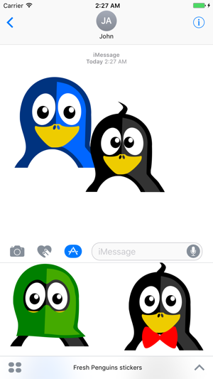 Fresh Penguins Stickers(圖1)-速報App