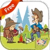 Cowboy coloring book free for kids toddlers