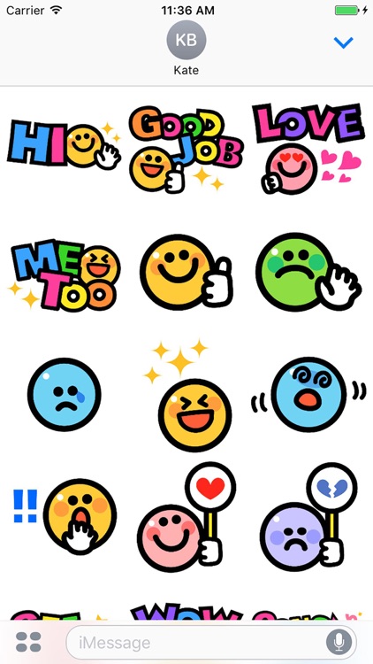 Smiley face Sticker 2