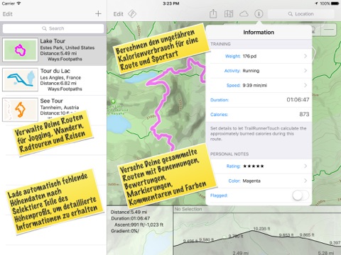 TrailRunner touch — GPX Editor screenshot 2