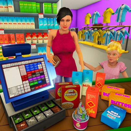 Supermarket Shopping Games 3D iOS App